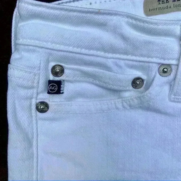 Adriano Goldschmied White Distress Fray Jean Short - Picture 5 of 15